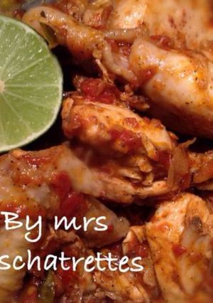 A picture of Ayam rica rica.