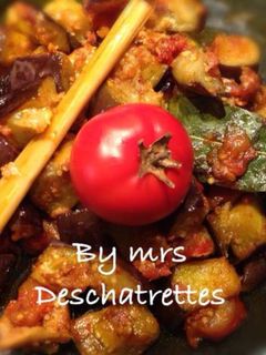 A picture of Balado terong tomat (Balado eggplant tomato).