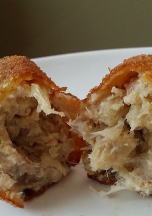 Una foto de Croqueta de pollo a l'ast con jamón