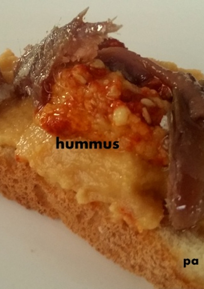Una foto de Humus de garbanzos