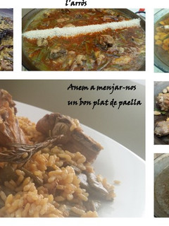 Una foto de Paella valenciana