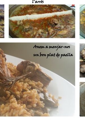 Una foto de Paella valenciana