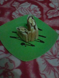 Foto resep Roti Bakar Coklat Pisang