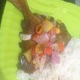 Ikan bawal sambel dabu-badu