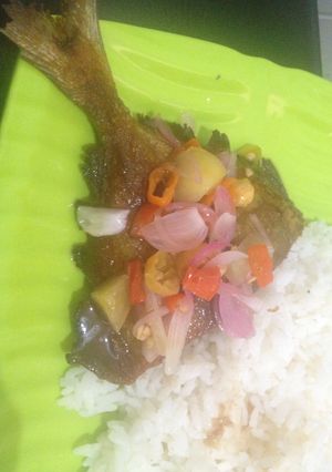 Foto resep Ikan bawal sambel dabu-badu