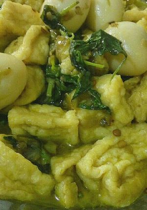 Foto resep Tahu Puyuh Masak Ijo Kemangi