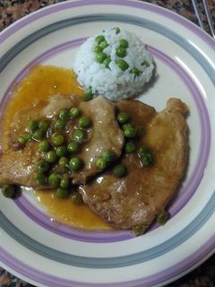 Una foto de Carne en salsa expréss
