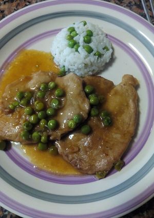 Una foto de Carne en salsa expréss 