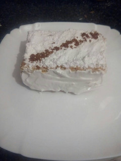 Una foto de Milhoja de hojaldre de merengue