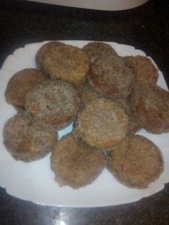 Una foto de Galletas fritas rellenas de chocolate