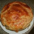 Tortilla de patatas en hojaldre rellena de chorizo