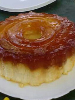 Una foto de Tarta de queso y tocino de cielo