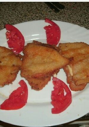 Una foto de Panga rellena y empanada 