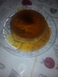 Una foto de Flan de queso 