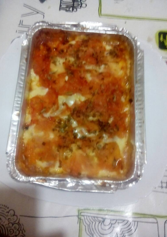 Una foto de Pollo sobre pizza