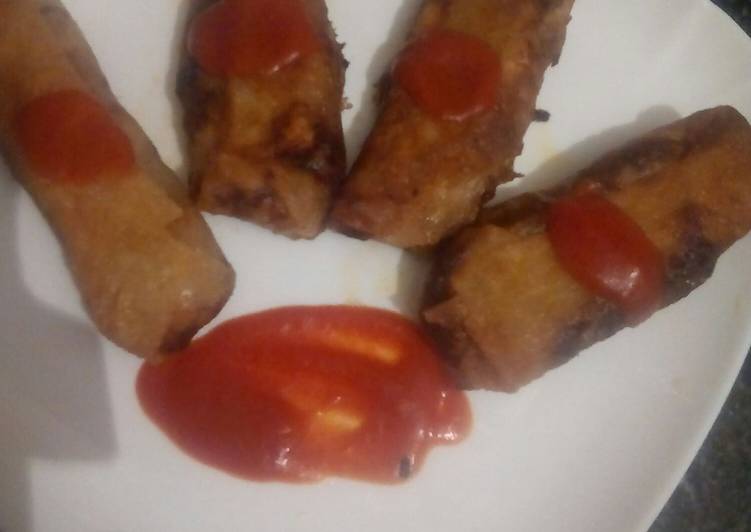 Mis primeros rollitos de primavera a mi estilo