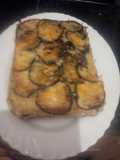 Pastel de berenjenas jamon york y queso
