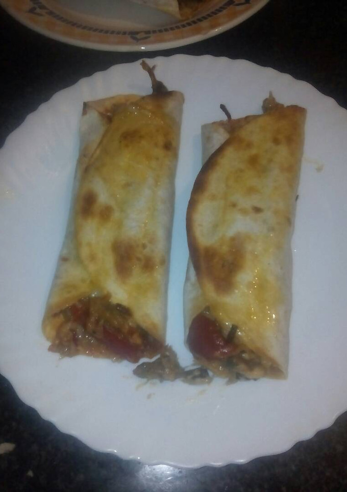 Una foto de Fajitas de restos 