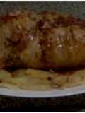 pollo dehuesado relleno al horno 