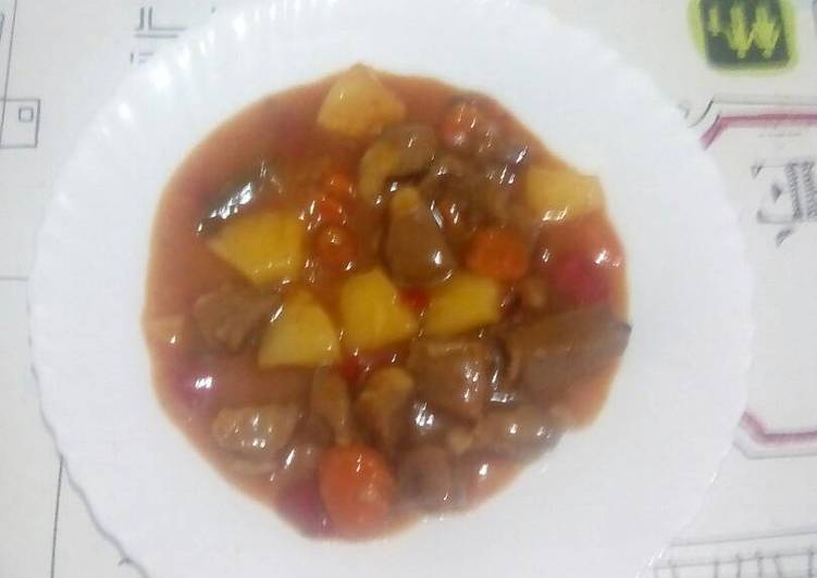 Cerdo agridulce a mi manera