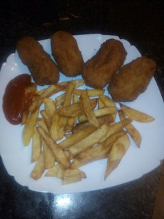 Una foto de Nuggets de pavo caseros