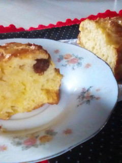 Una foto de Budín de manzana y miel 🍎🍯