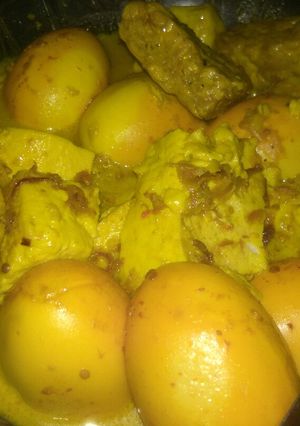 Foto resep Telur Bumbu Kuning