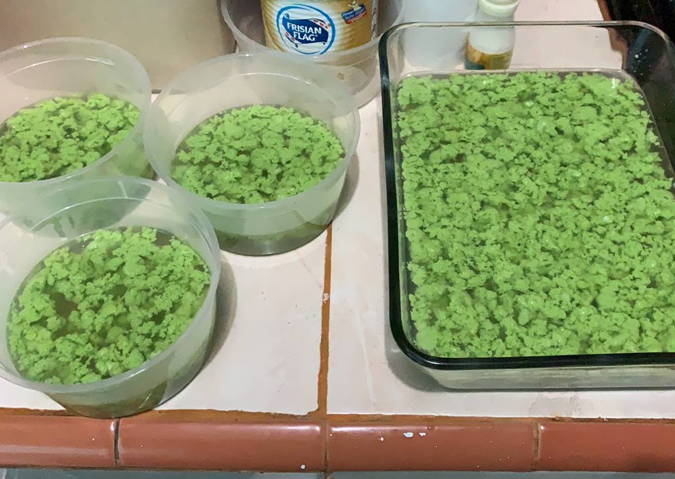 Puding lumut istimewa