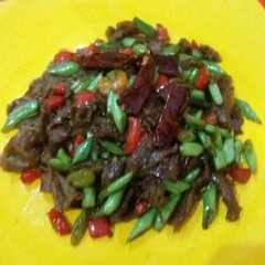 A picture of Komagire teriyaki daging sapi ala saya ^^.