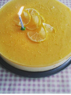 Una foto de Tarta de crema de Limón