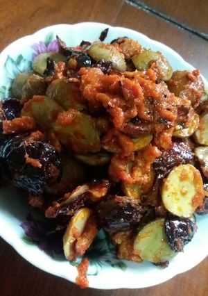 Foto resep sambel goreng (jengkol tempe) 😉