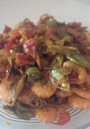 Foto resep Balado Udang Pete