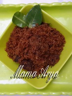Foto resep Srundeng ragi daging sapi