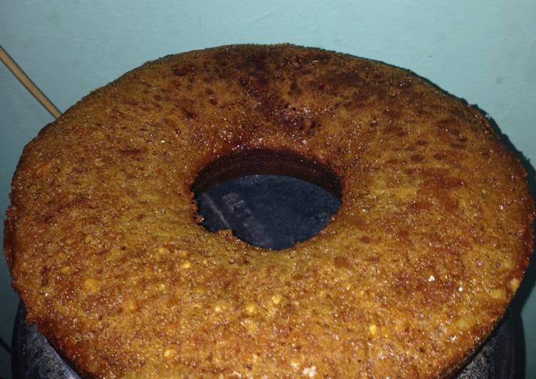 step by step buat bolu caramel ala mama mertua yang enak
