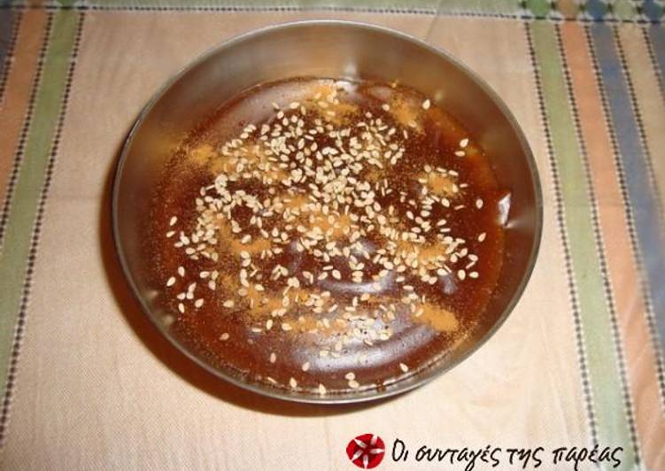 Recipe of Homemade Moustalevria with grape must syrup