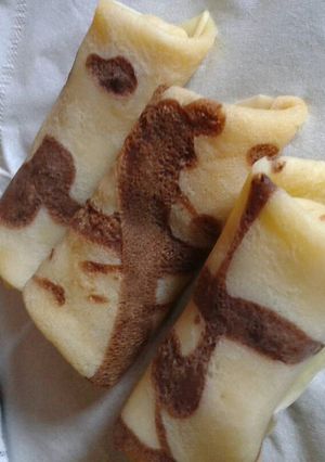 Foto resep Dadar gulung isi pisang mesis