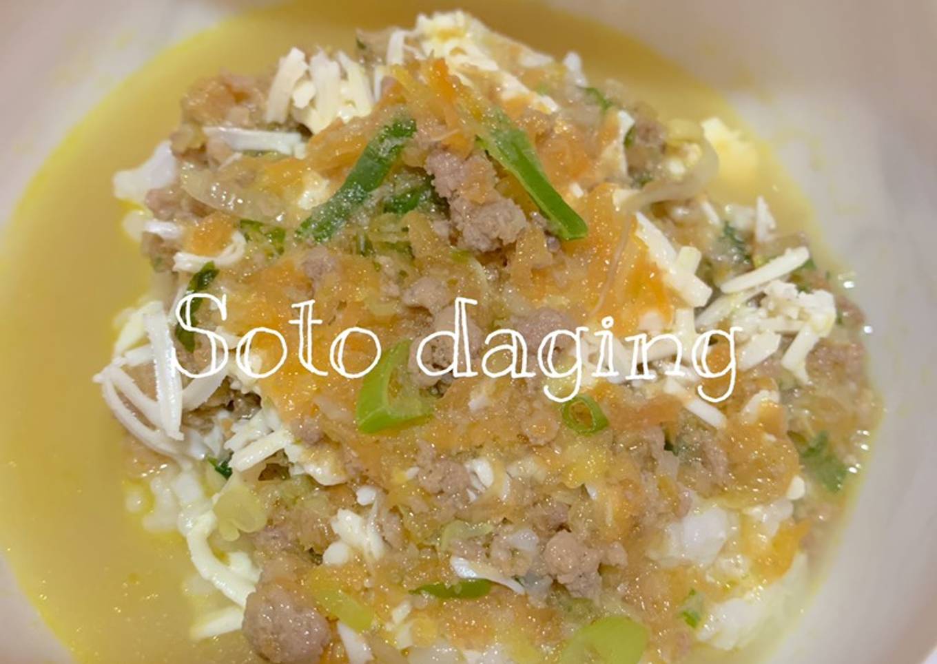 Soto Daging (MPASI 8Mo+)