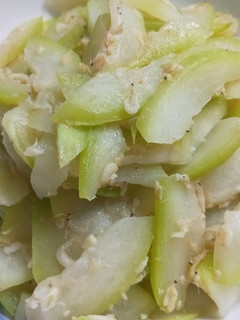 蝦皮炒瓠瓜 的食譜成品照片