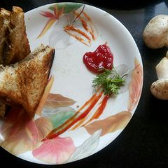A picture of Mushroom delight sandwich.