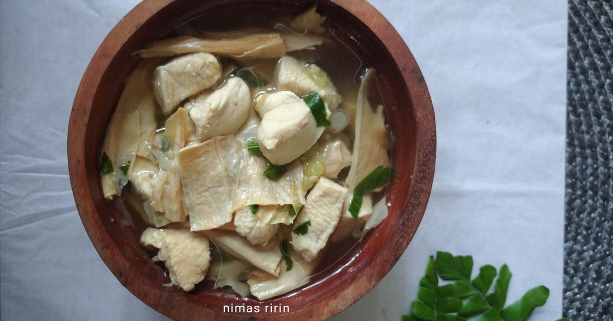 Sup Dada Ayam Kulit Tahu
