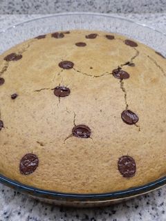 Una foto de Bizcocho de plátano y chocolate sin azúcar