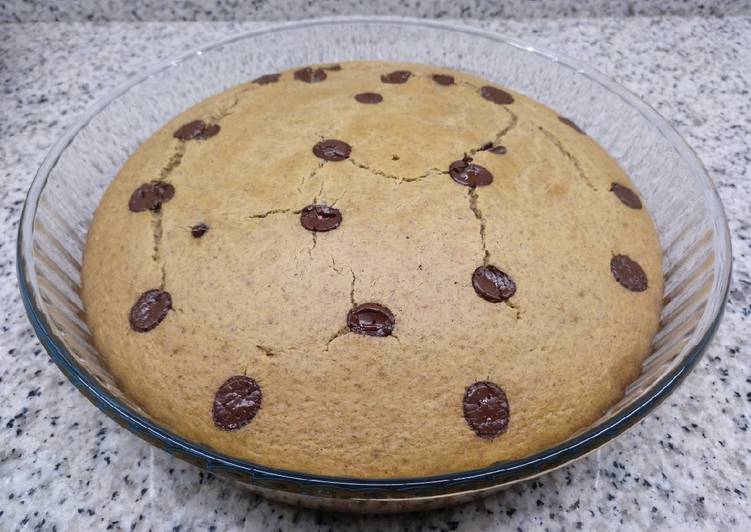 Bizcocho de plátano y chocolate sin azúcar