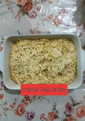 Foto resep Spageti carbonara creamy tanpa cooking cream