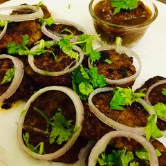 Kachhe Kermay ke Kabab A picture of Kachhe Kermay ke Kabab.