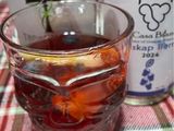 Haskap Sangria (using Haskap berry wine)