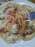 Spaghetti sin gluten y tomate cubeteado