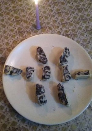 A picture of Kaju Chocolate Roll.
