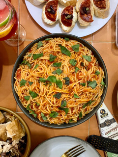 A picture of Pasta al Pomodoro.