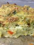Tortilla de brócoli al horno bien saludable