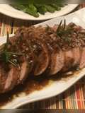 หมูอบซอสเมเปิ้ล-บัลซามิคMaple Balsamic Pork Tenderloin